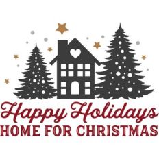 Happy Holidays Home for Christmas