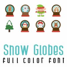 Snow Globes Full Color Font