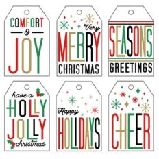 Mod Christmas Tags