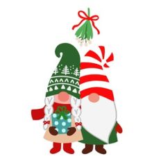 Gnomes Under the Mistletoe