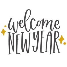 Welcome New Year Simple