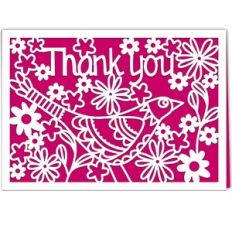 Bird Thank You Card