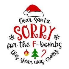 Dear Santa Sorry For The F Bombs