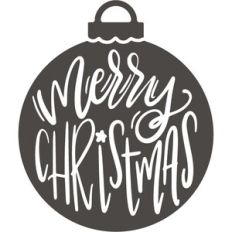 merry christmas ornament