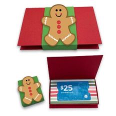 Gingerbread Man Gift Card Holder