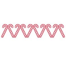 candy cane border