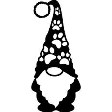 gnome with paws hat