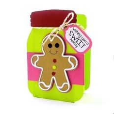 Gingerbread Man Jar Box