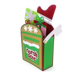 North Pole Mailbox Box Card