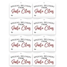 Santa Claus Gift Tags