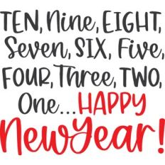 New Year Countdown 2 Colors