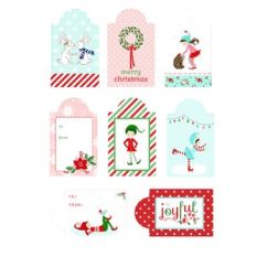 Pixie Noel Christmas Gift Tags