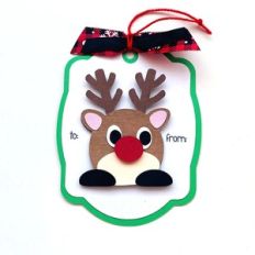 Reindeer Christmas Tag