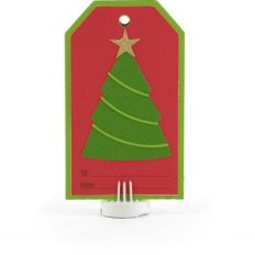 Christmas Tag Gift Card Holder Tree
