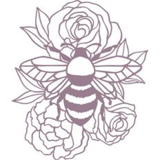 bee on flowers