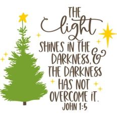 the light shines in the darkness