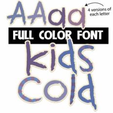 KIds Cold Color Font