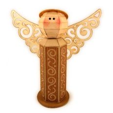 Box Angel 3D Peg Swirl Wings