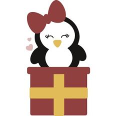 Girl Penguin in Present