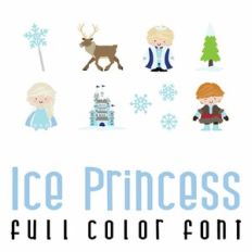 Ice Princess Full Color Font