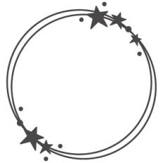 Star Circle Wreath Frame