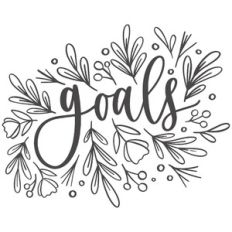 Goals Floral Frame
