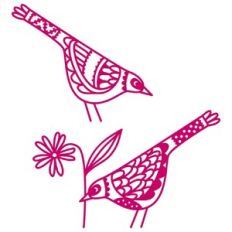 Song Birds and Flower