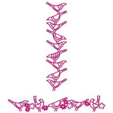 Song Birds Repeating Borders