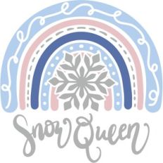 snow queen boho rainbow