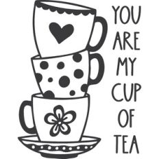 You Are My Cup Of Tea Skinny Font