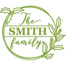 Christmas Family Sign