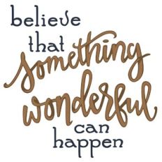 Something Wonderful