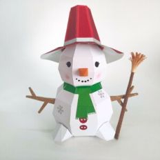 Snowman in a hat