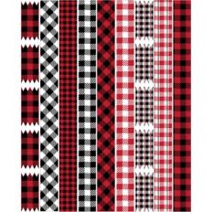 Plaid Washi Sticker Tape and Pieces