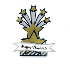 New Year Mini Treat Cut Holder Box