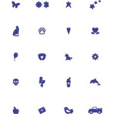 Nail Art Silhouettes Stickers