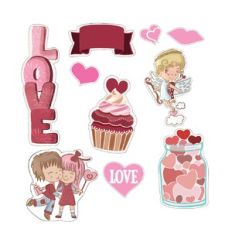 Valentines Print n Cut Stickers