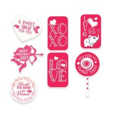 Happy Valentine Print n Cut Stickers