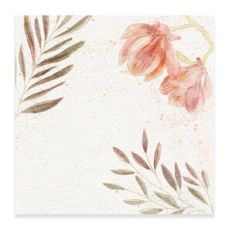 Hand painted Watercolor Floral Card Cover