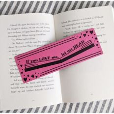 if you love me let me read bookmark