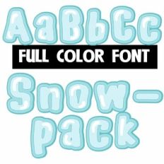 Snowpack Color Font