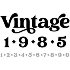 Retro Vintage Year