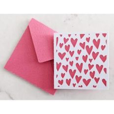 mini heart card and envelope