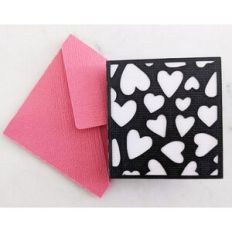 mini heart card and envelope