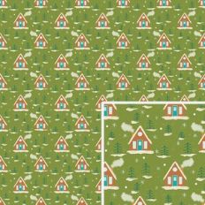 Winter Cabin Pattern
