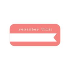 Remember This