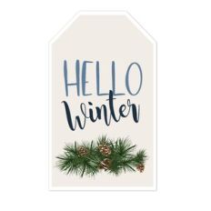Hello Winter Tag