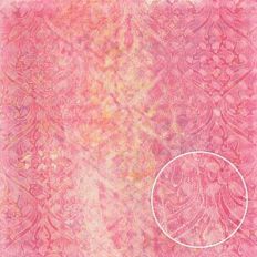 Persian Geometric Grunge Pink Yellow Monoprint Background Pattern