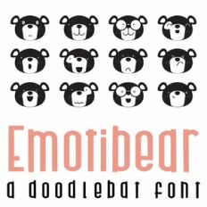 Emotibear Doodlebat Font