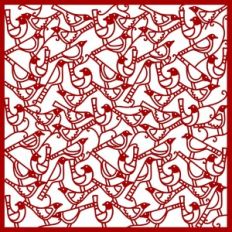 Little Songbirds Page Background or Overlay